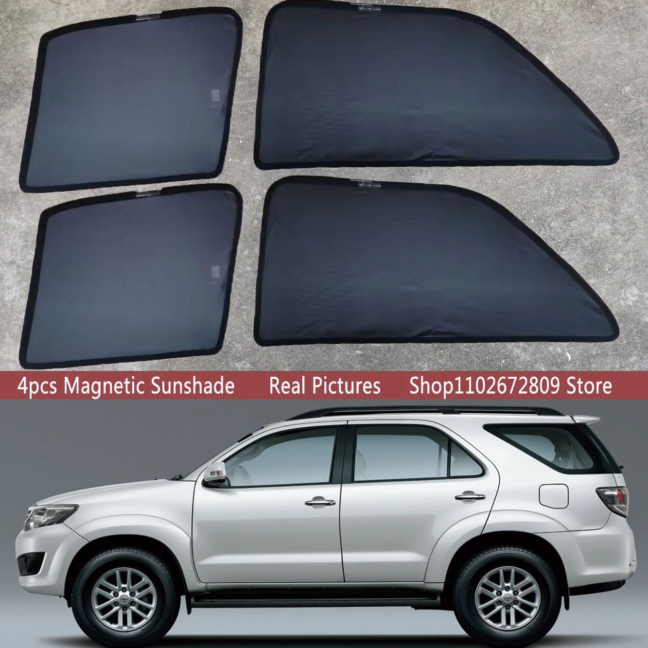 Parasole Magnetico Per Auto Scudo Parabrezza Tenda Parasole Per Toyota Fortuner An50 An60 50 50 2004 - 2015 Accessori