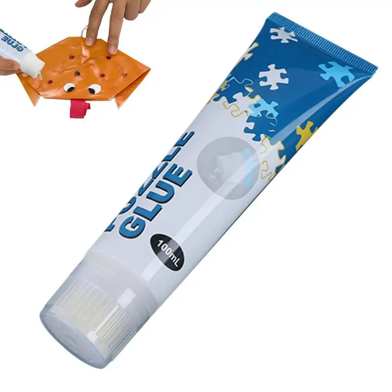 Colla Per Puzzle 100Ml Colla Per Puzzle Ad Asciugatura Rapida Multifunzione Telaio Per Puzzle Solubile In Acqua Carta Collage Artigianato In Legno Col