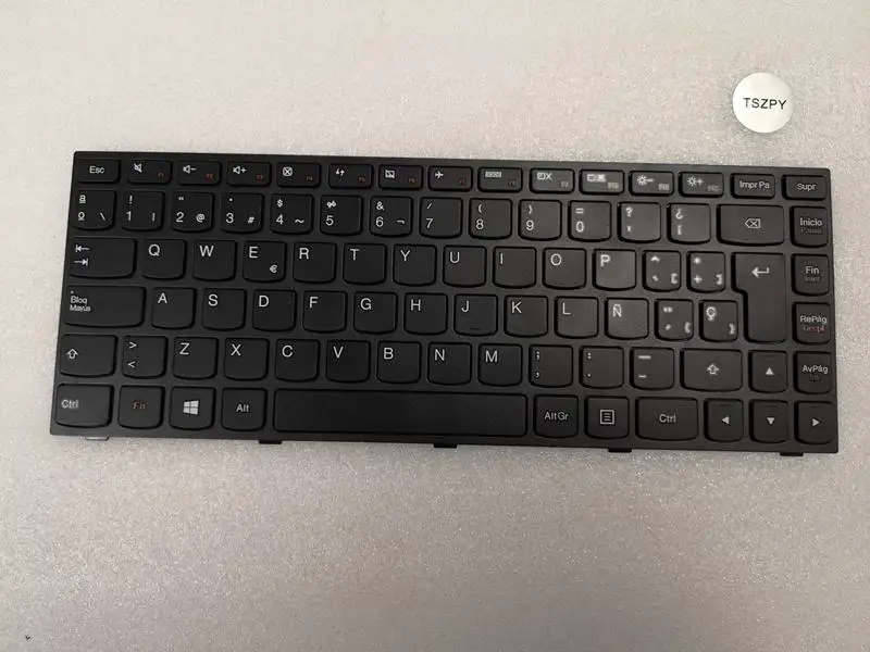 Nuovo Per Lenovo G40 G40-30 G40-45 G40-70 Tastiera Latino Spanis Con Cornice