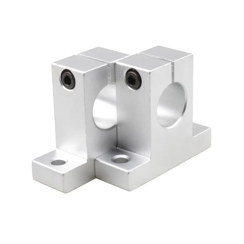 Asse Ottico Lineare Sk Supporto Verticale Telaio In Lega Di Alluminio Supporto Per Asta Lucidato Sk/8 10 12 13 16 20 25 30 35 40 50 60Mm