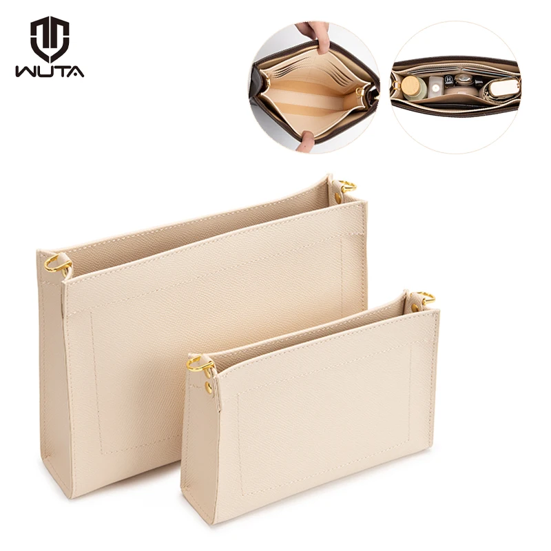 Wuta Bag Organizer Borsa Inserto Per Lv Toiletry Pouch 19 26 Borsa Interna Multi-Tasche Con Cerniera Divisore Per Borse In Ecopelle