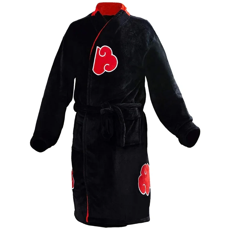 Naruto Costume Cosplay Akatsuki Robe Itachi Halloween Xxl Sleepwear Donna Pigiama Intero Anime Men Full Body Pijama Christmas