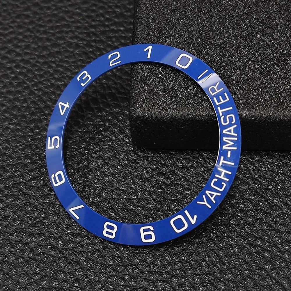 38Mm/40Mm/42Mm Lunetta Per Orologio Yacht-Master Ii Sub Blue Ceramic Watch Bezel Accessori Per Parti Di Ricambio