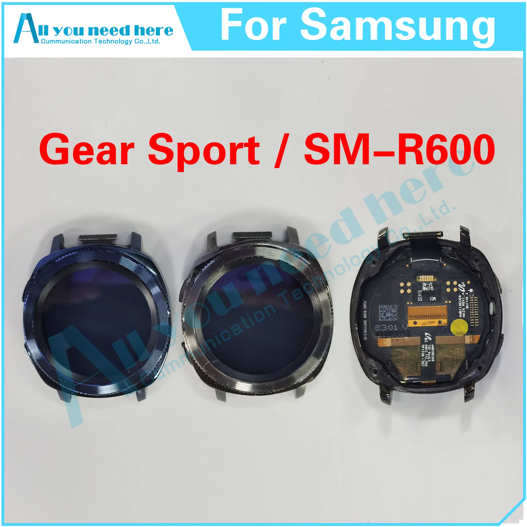 Per Samsung Gear Sport R600 Sm-R600 Display Lcd Touch Screen Digitizer Assembly Parti Di Riparazione Di Ricambio