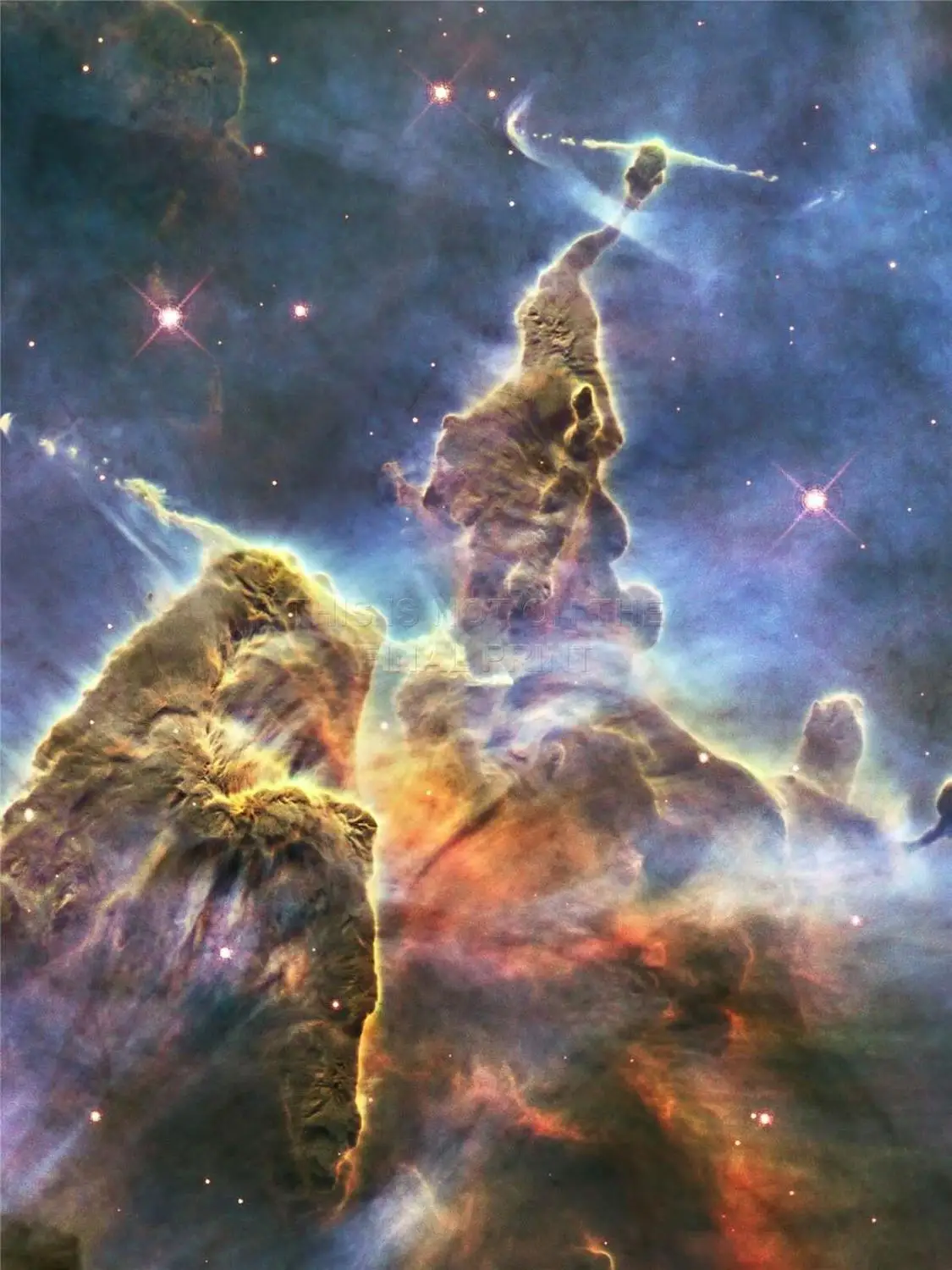 Space Stars Nebula Galaxy Universe Hubble Cosmos Art Print Silk Poster Home Wall Decor