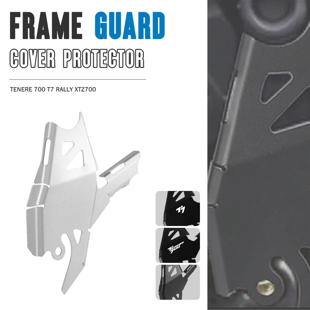 Motorcycle Frame Guard Cover Protector For Yamaha Tenere 700 T7 700 Rally Xtz700 Xt700Z Tenere 2019 2020 2021 Frame Guard