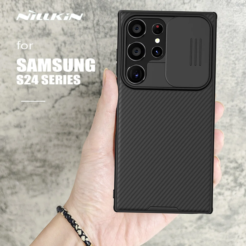 Nillkin Per Samsung Galaxy S24 Ultra / S24 Plus / S24 5G Custodia Camshield Cover Slide Camera Case Per Samsung S24 Ultra Case