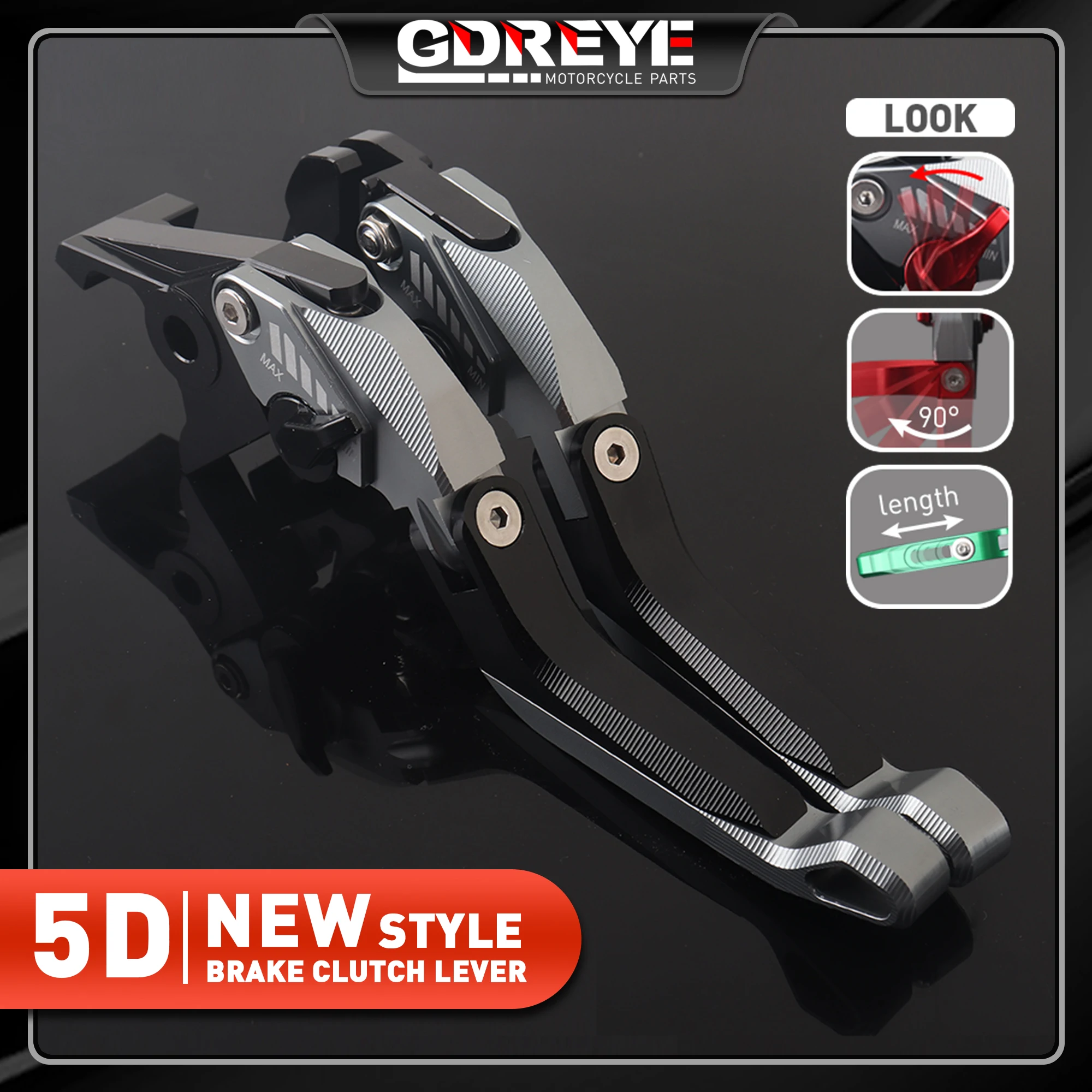 Per Bonneville T100 T120 2016-2022 Moto T100 5D Leve Frizione Freno Regolabili Pieghevoli Estensibili T120