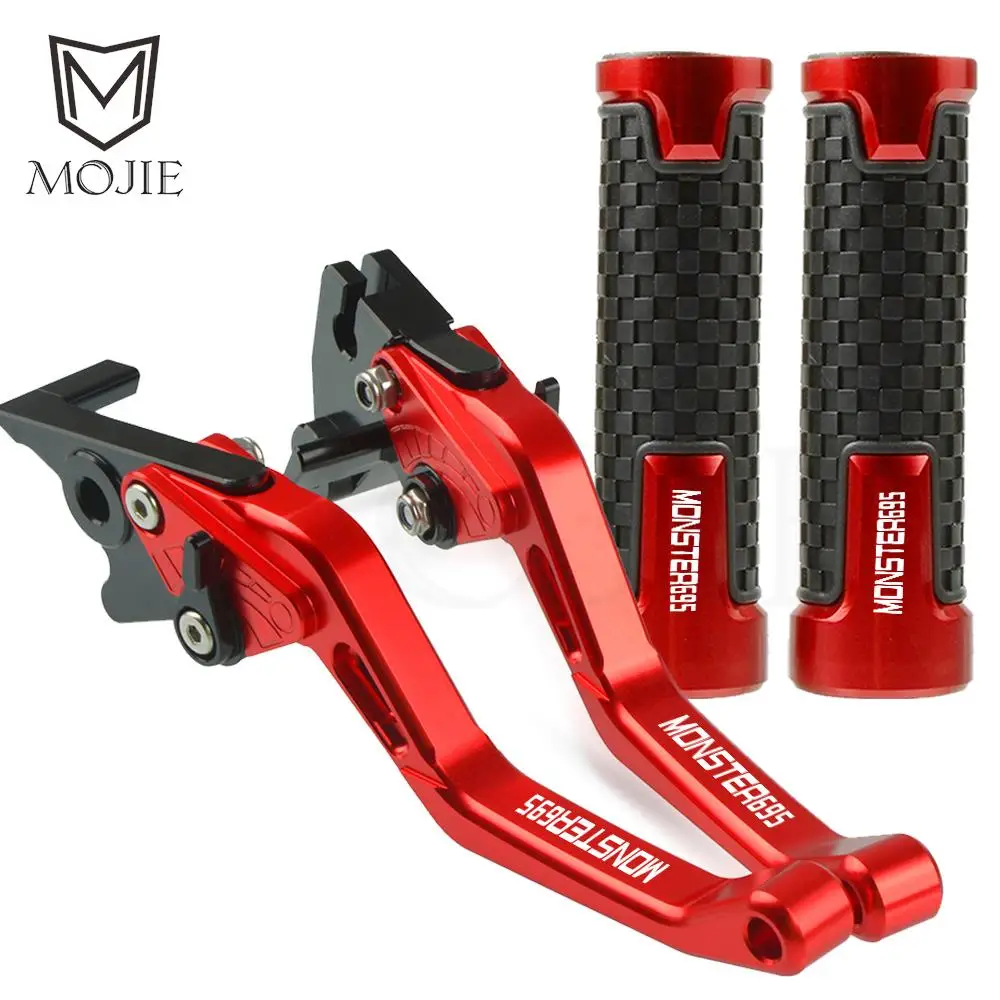Moto Regolabile Estensibile Pieghevole Manubrio Maniglia Freno Corto Leve Frizione Per Ducadi 695 Monster 695 Monster 2007-2008