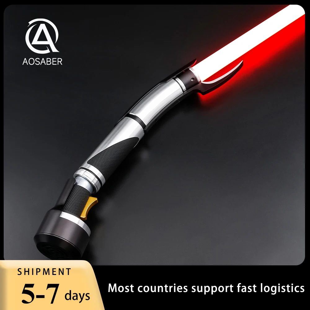 Dooku Replica Spada Leggera Combattimento Elsa In Metallo Dueling Spada Laser Smooth Swing Blaster Cosplay Master Spada Laser