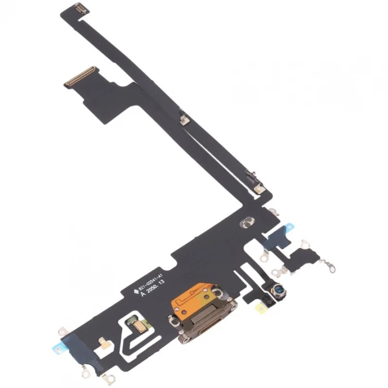 Flex Charging Compatibile Per Apple Iphone 12 Pro Max Cavo Connettore Microfono Gold # Iphone 12 Pro Max (A2342, A2410, A2411, A2412)