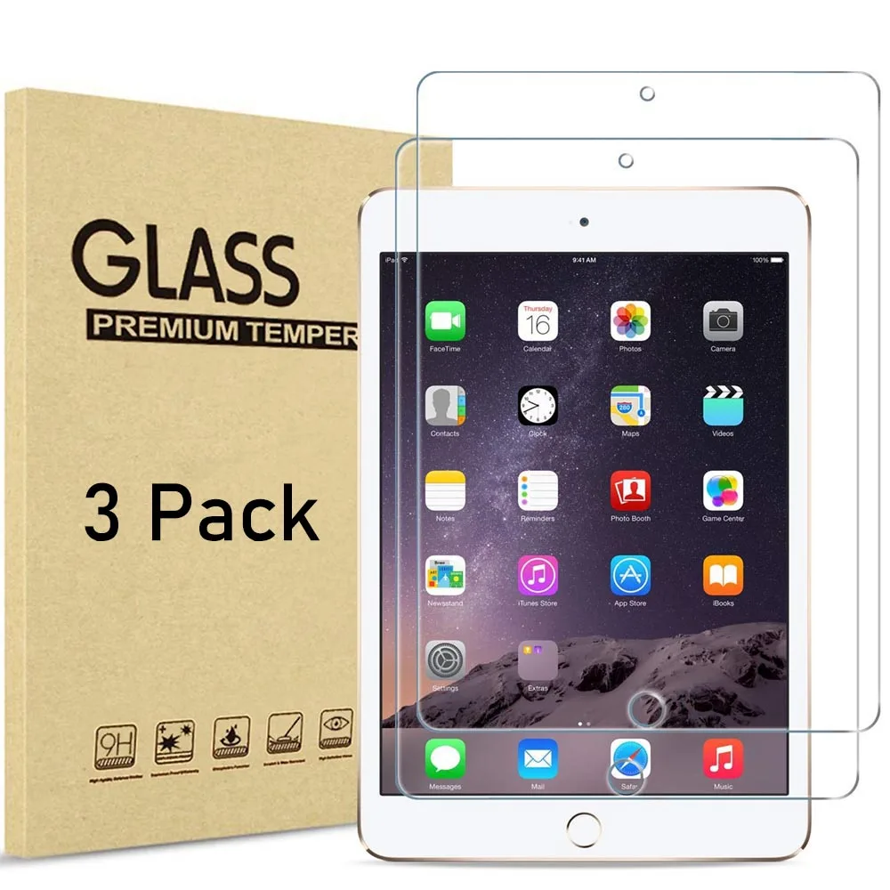 (3 Confezioni) Vetro Temperato Per Apple Ipad Mini 1 2 3 7.9 2012 2013 2014 2Th 3Th Generation Tablet Screen Protector Film