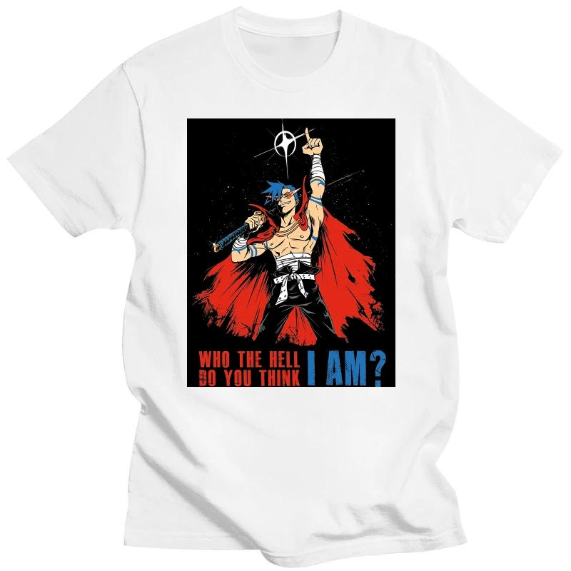 Kamina!! Maglietta Kamina Tengen Toppa Gurren Lagann Laggan Gurren Lagann Anime Manga