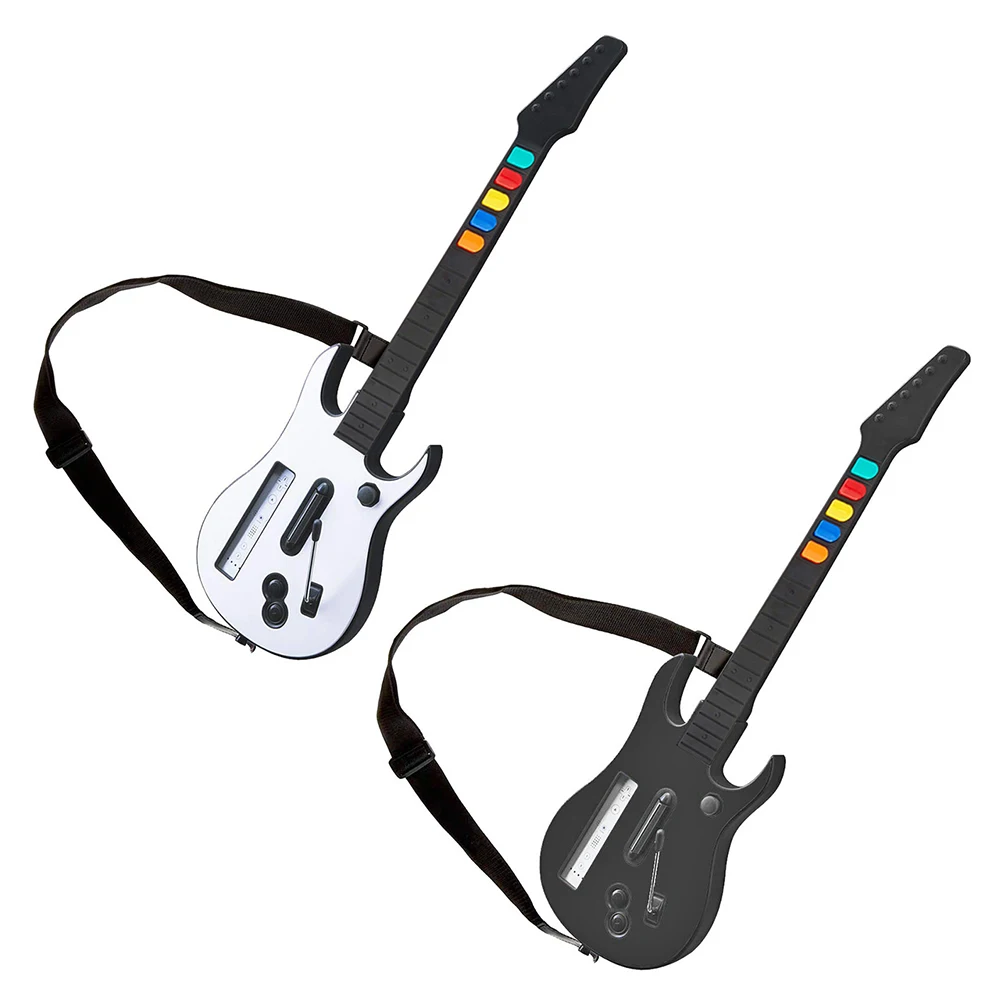 Per Wii Guitar Hero Rock Band 2 3 Giochi Controller Wireless Con Cinturino Regolabile Accessori Per Chitarra Elettrica