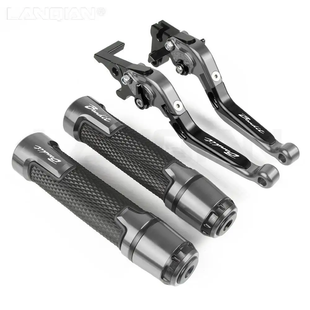 Moto Cnc Leva Frizione Freno E 7/8 Manopole Manubrio Bandit Per Suzuki Bandit Gsf 600 S Gsf 600 S 1995-2004 Bandit Gsf 600 S