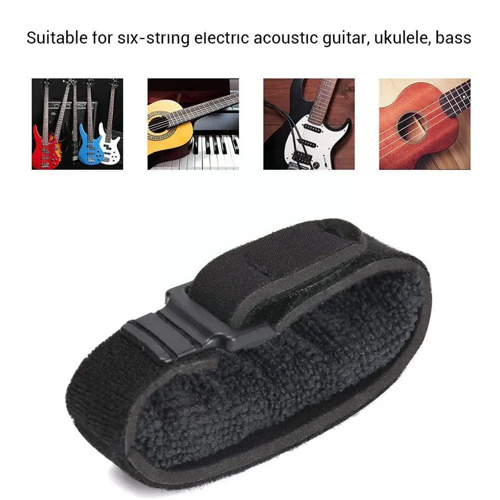 Ammortizzatore Che Suona Silent Wrap Guitar Strapfor Guitar Instrument Noise Tape Fingerboard Mute Tape String Frets Cover Silent W5C4
