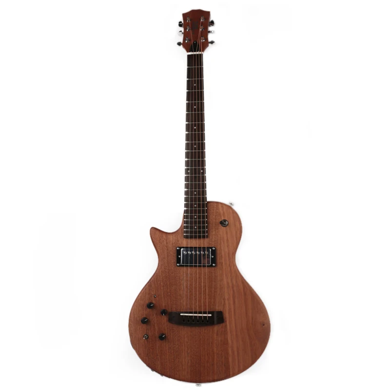 Mano Sinistra Mano Sinistra Mano Sinistra Silenzioso Viaggio Chitarra Acustica Elettrica Portatile Incorporato Guitare Guiter Guitarra