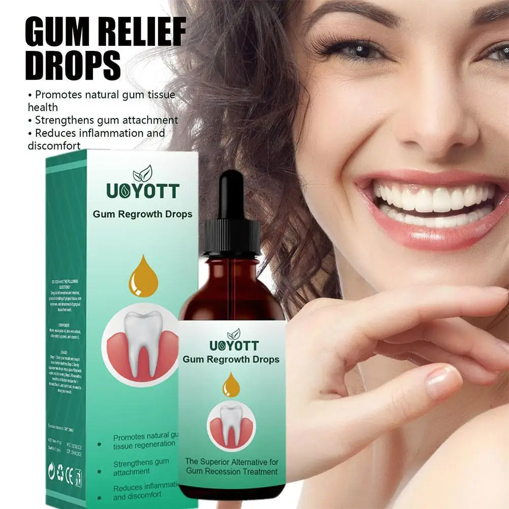 Gum Repair Drops Clean Teeth Whitening Remove Teeth Maculare Lenitivo Gum Health Care Drops 30Ml Oral Care
