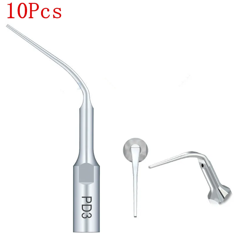 10 Pcs Pd3 Dentale Scaler Consigli Dental Attrezzature Sbiancamento Dei Denti Ad Ultrasuoni Dentale Scaler Punta Pd3 Per Satelec Nsk Gnatus Dte