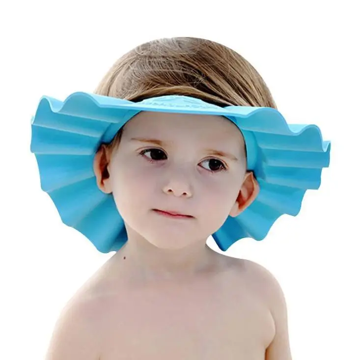 Gorro De Ducha Seguro Para Beb, Gorro De Bao Para Chico, Gorro Regolabile Per Ducha De Beb, Proteccin Para Los Ojos,