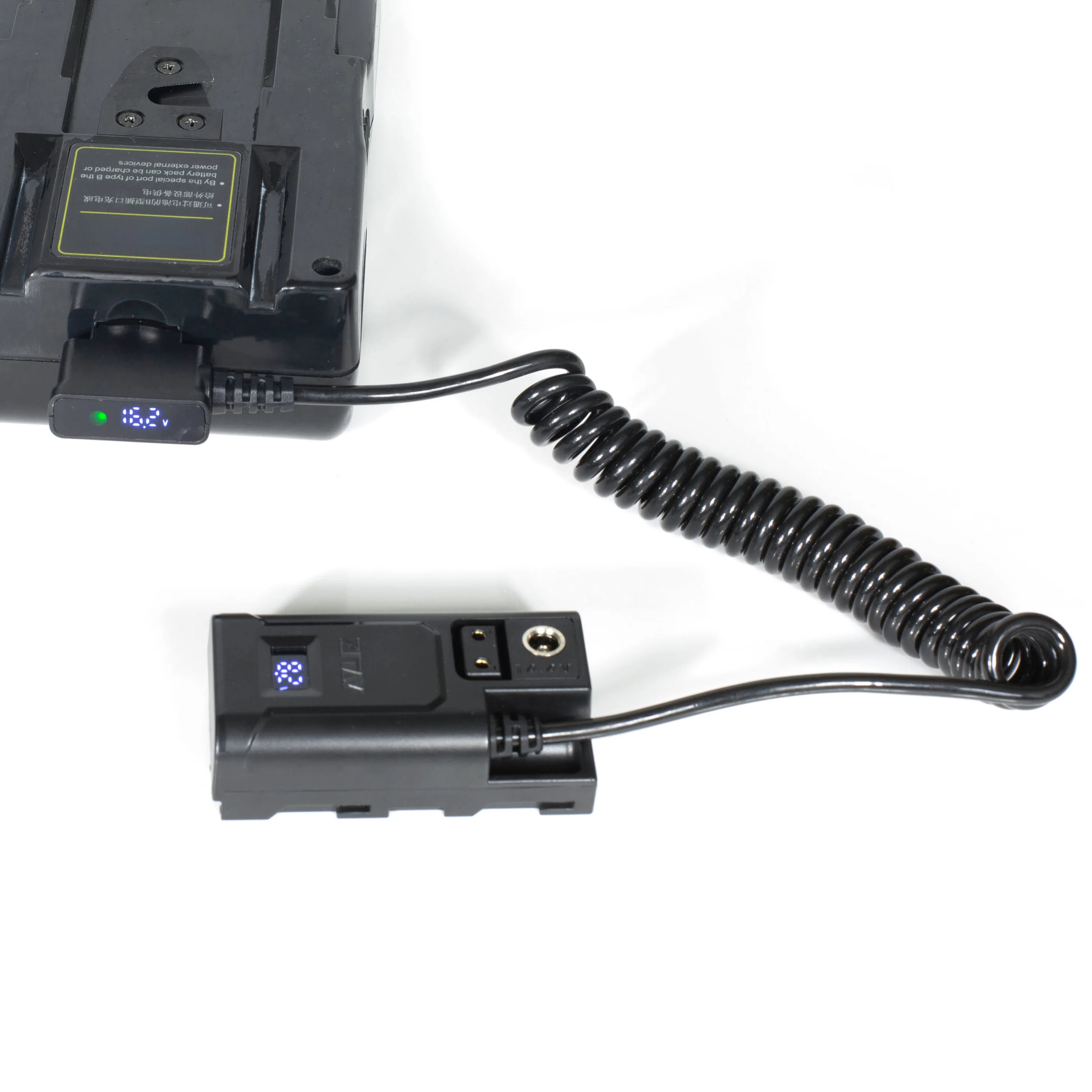 3 In1 Safe D-Tap A Np-F550 Dc Accoppiatore Fittizio Faux Battery Converter Cable Fr Atomos Ninja Monitor Recorder V-Mount Gold Mount