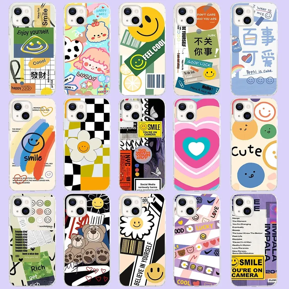 Custodia Flessibile In Tpu Per Tecno Spark Pop Go 4 5 5P 6 7 7T 7P 8 8C 8P Air Go Lte Pro Dr-54 Smile