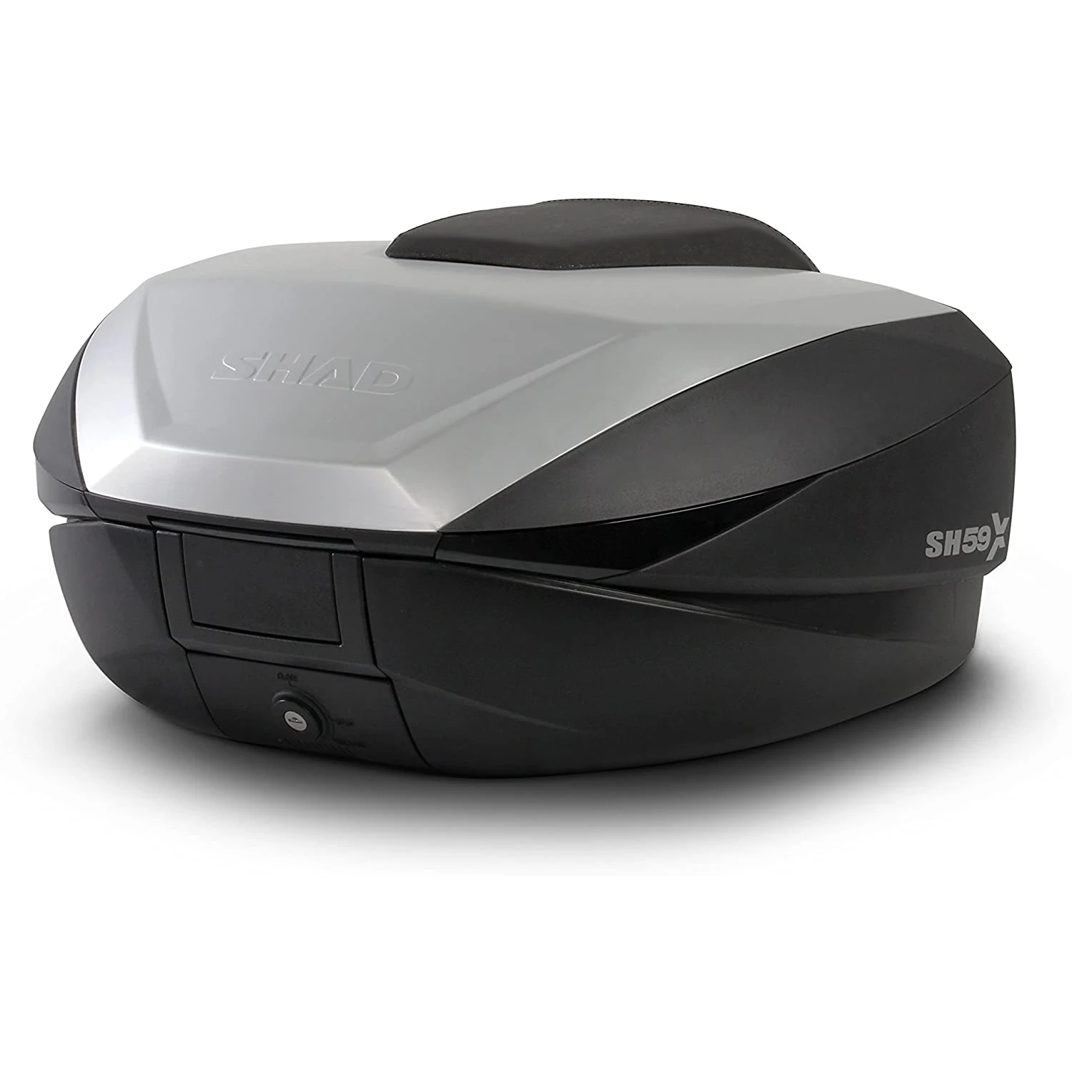 Shad D0B59200-Rear Tronco Moto Sh59X Alluminio Espandibile 59L (Non Inclusi Attacchi)