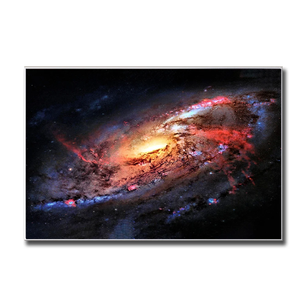 Galaxy Nebula Space Astronomia Universe Clouds Living Room Decoration Maison Starry Sky Home Star Canvas Painting Cuadros