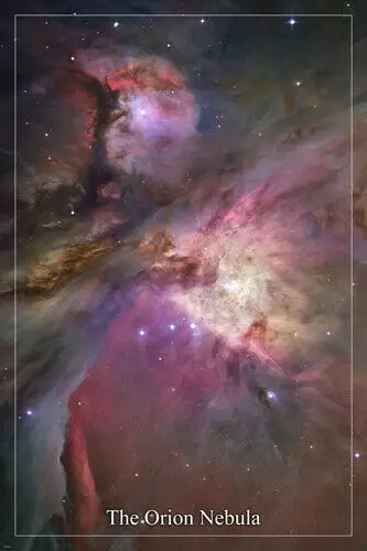 The Orion Nebula Hubble Space Telescope Stars Forming Art Picture Print Silk Poster Home Wall Decor