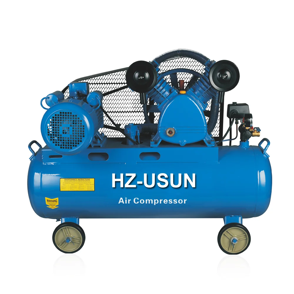 1.5Hp 8Bar Elettrico Industriale Ad Alta Pressione Con Trasmissione A Cinghia Compressori D'Aria Motore Usato Pistone Auto Compressore D'Aria Pompa Pr