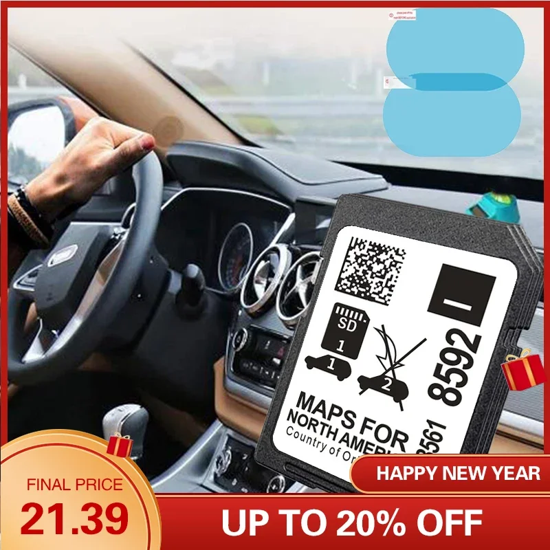 Navigazione Sat Navi Per Buick Cadillac Chevrolet Car 2023 Gps Sd Card Maps Usa Can Mx Ultimo Aggiornamento Gm 8561-8592 Consegna Gratuita