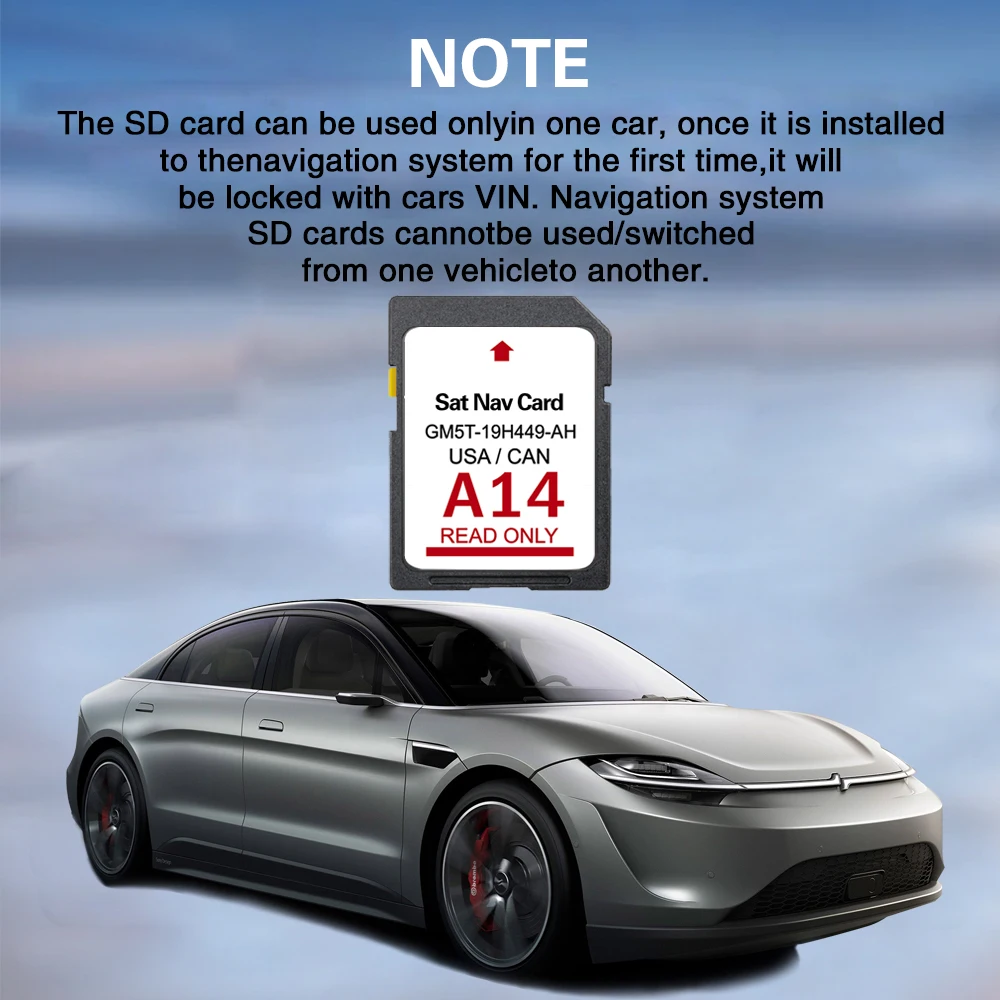 A14 Usa Can Gm5T-19H449-Ah Per Ford Expedition 2015 Car Sd Navigation Card Maps Navigazione Gps