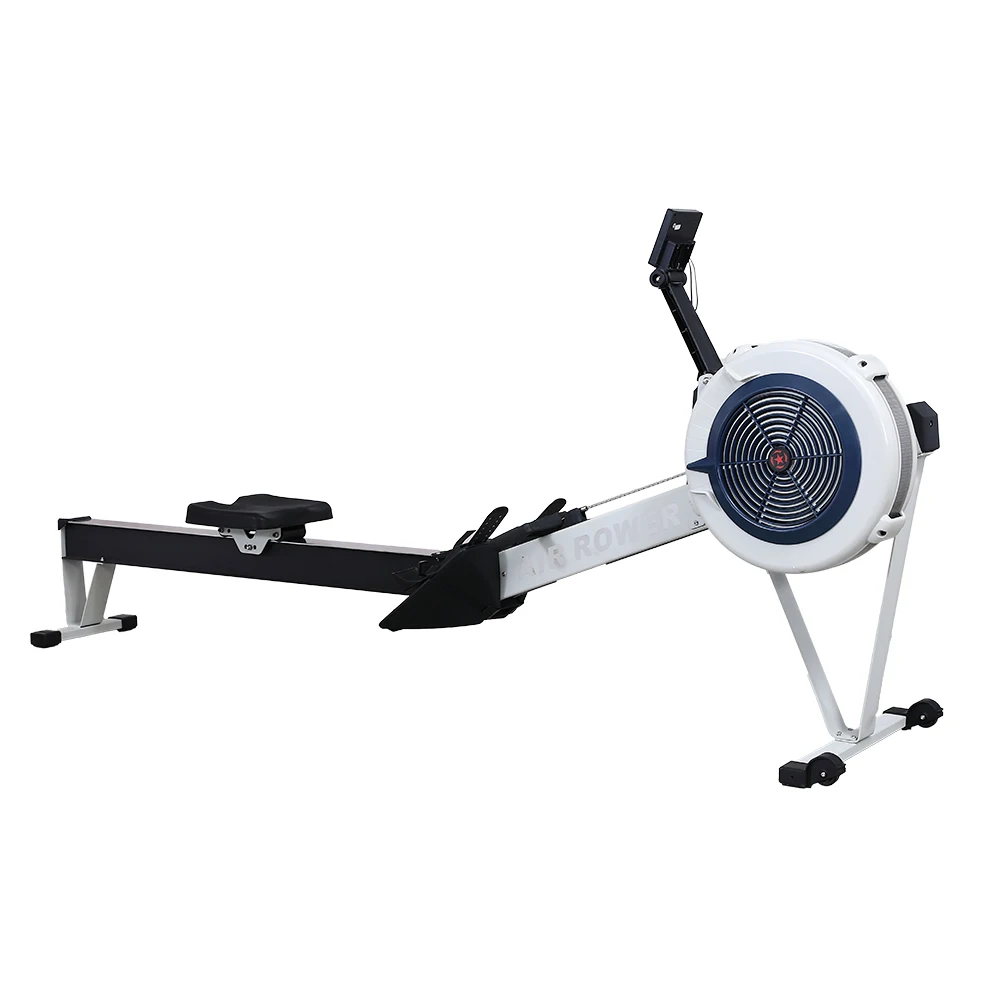 Air Rowing Machine Commercial Fitness Popolare Air Rower Cardio Esercizio Multifunzione Wind Rower Home Pieghevole Air Rowing Machine