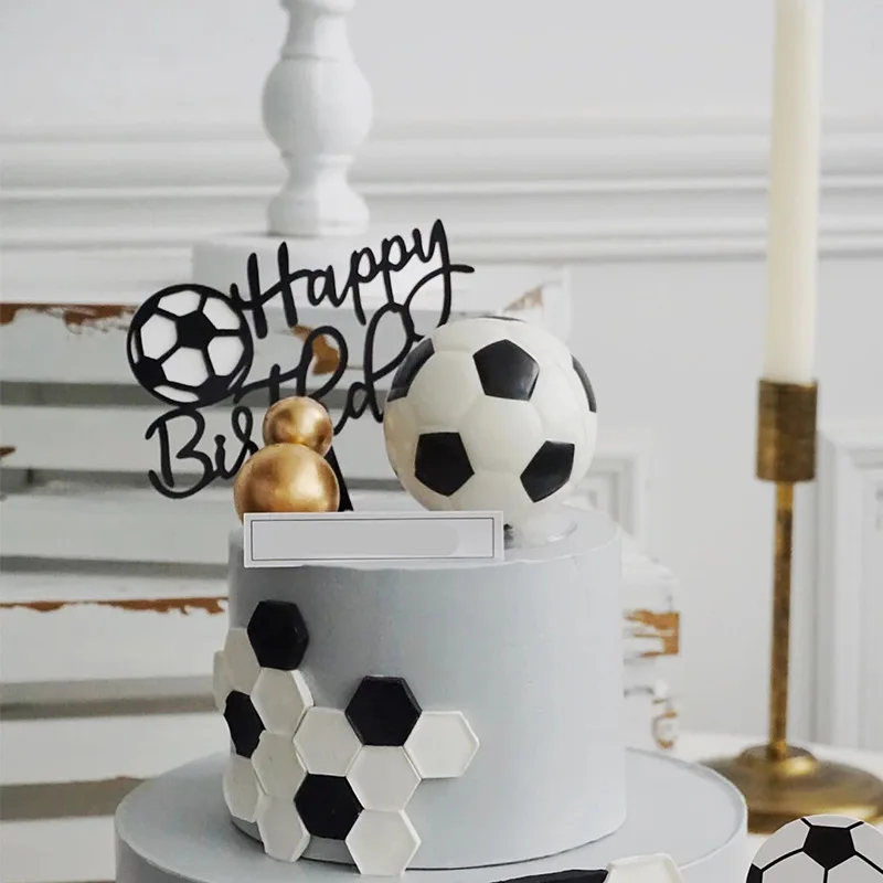 Basket Football Theme Party Cupcake Topper Happy Birthday Cake Topper Flage For Kids Boy Birthday Party Cake Decors Forniture