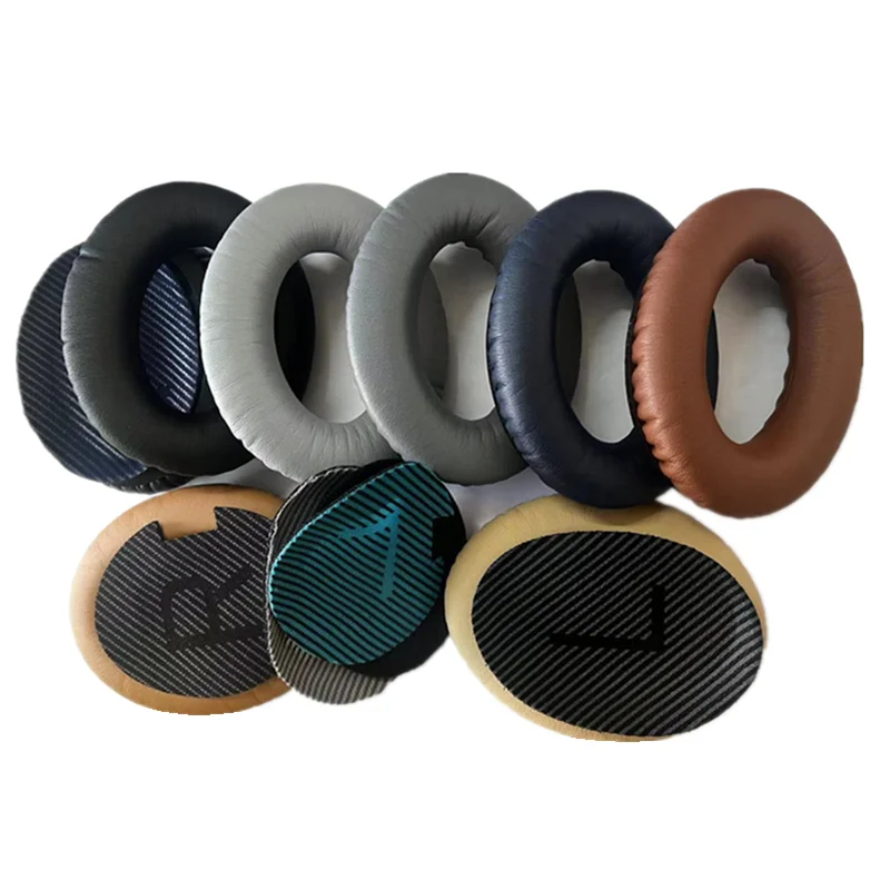 Ear Pad Per Bose Qc35 Qc25 Qc15 Qc2 Ae2 Ae2I Ae2W Sound Link Sound Cuffie Vere Cuscinetti Auricolari Di Ricambio Memory Foam Nero