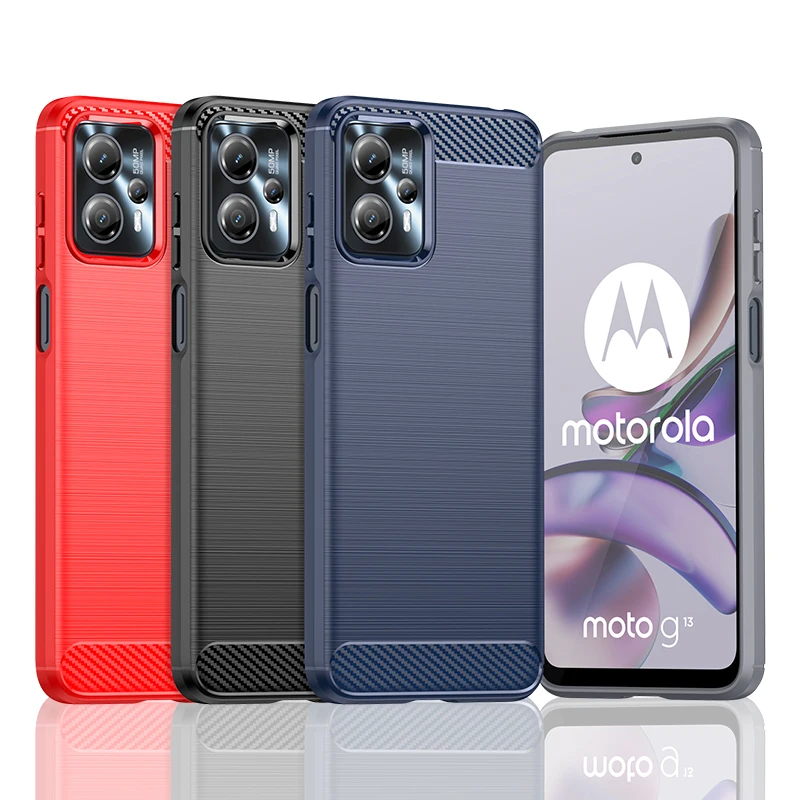 Per Motorola Moto G13 Custodia Motorola Moto G13 G23 G53 5G Cover Antiurto Custodia Per Telefono Spazzolata In Silicone Originale Motorola Moto G13
