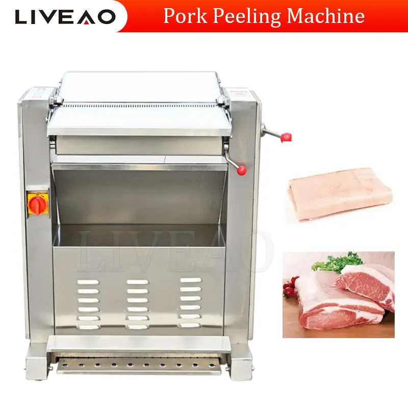 Pelapatate Automatico Per La Lavorazione Di Prodotti A Base Di Carne Commerciale Con Pelapatate Automatico A Spessore Regolabile