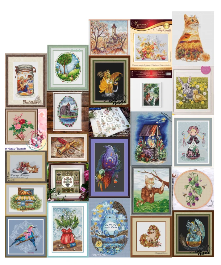 Counted Cross Stitch Kit Lily Of The Valley Bouquet And Twine 29-39  Cross Stitch Set