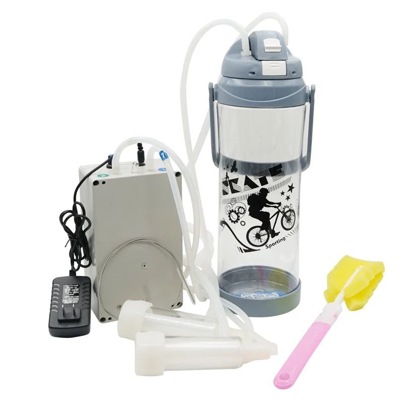 3L Elettrico Mucca Capra Mungitrice Portatile Pecora Capra Mungitrice Doppia Testa Motore A Vuoto Pompa Per Mucche Fattoria Bestiame Strumento