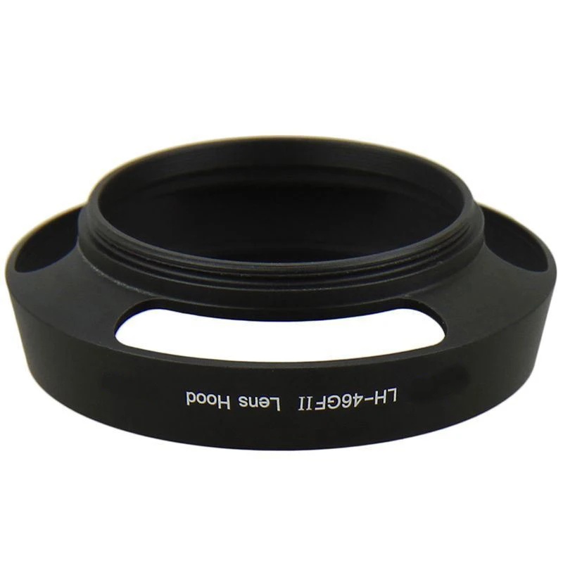 Lh-46Gfii Metallo Lens Hood Di Trasporto Per Panasonic Lumix Dmc-G 20 Millimetri 1.7 Ii E Di 14 Millimetri 2.5 Asph
