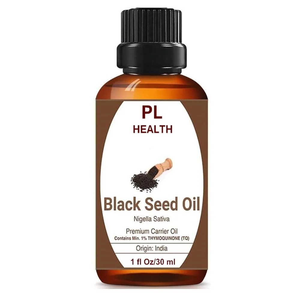 Olio Di Semi Di Cumino Nero 1Oz (30Ml) Premium Carrier Nigella Sativa Kalonji Oil Con Contagocce Per La Cura Dei Capelli, Massaggio Del Cuoio Capellut