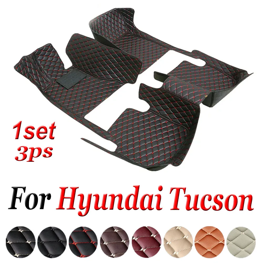 Tappetini Auto Per Hyundai Tucson 2018 2017 2016 2015 Accessori Interni Auto Tappeti Styling Custom Waterproof Parts Covers