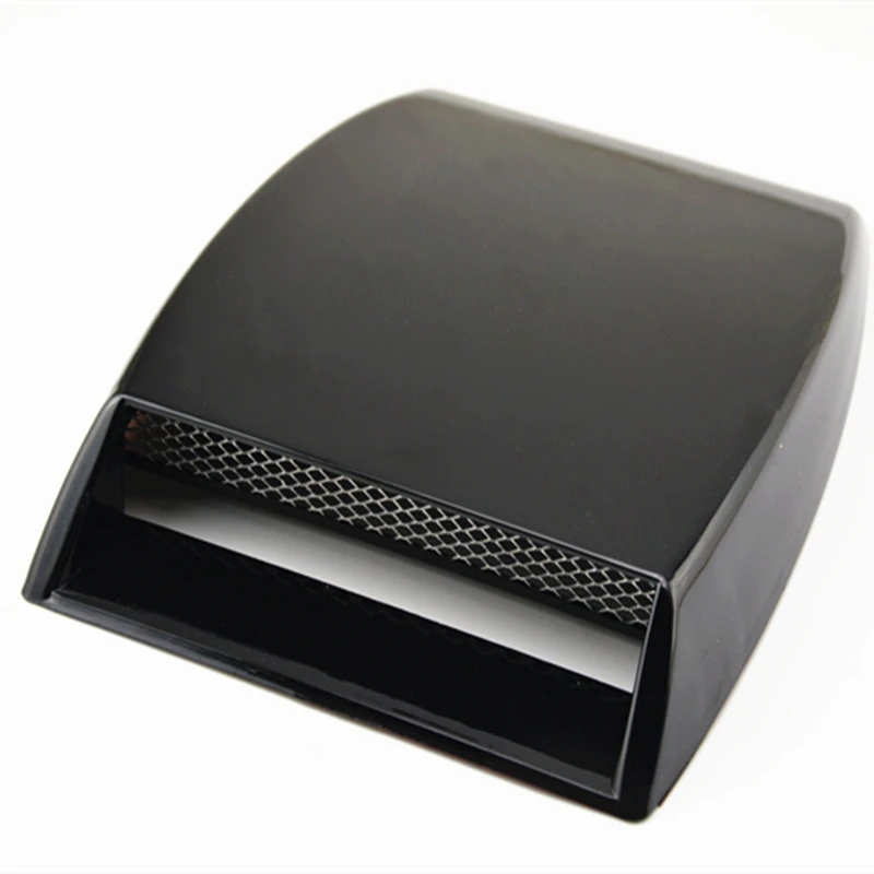 Car Styling Universal Car Decorative Air Flow Presa Scoop Turbo Bonnet Vent Cover Hood Decorare Nero/Bianco/Argento