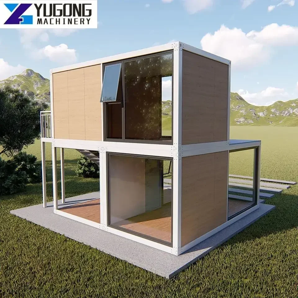 Yg 40 Ft Flat Pack Container Due Camere Da Letto Prefabbricata Container House Modern Hotel Steel Luxury Container House 2 Anni