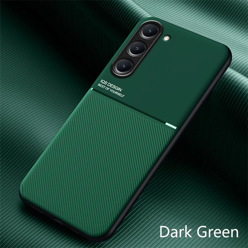 Per Samsung S23 S 23 Ultra Custodia In Pelle Magnetica Per Auto Custodia Per Telefono Per Samsung Galaxy S23 S 23 + Plus Cover Posteriore In Silicone