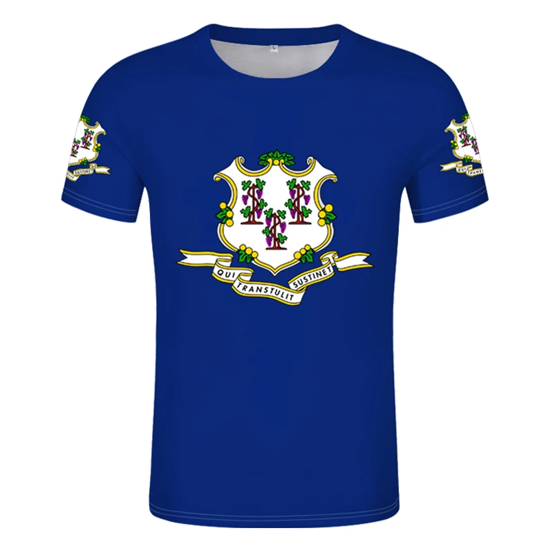 T Shirt Del Connettore Numero Di Nome Su Misura Usa T-Shirt Con Cappuccio Di Halloween Stampa America Bridge Port New Havdanbamboo Stamford Clothing