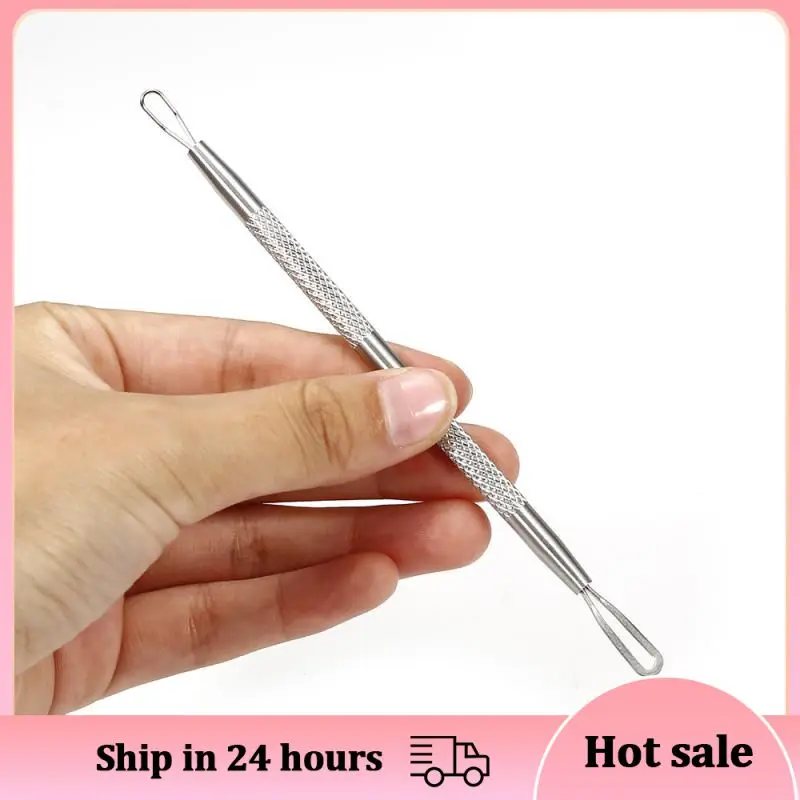 1 Pz Argento Aghi Di Comedone Comedone Acne Brufolo Macchia Strumento Di Rimozione Cucchiaio Per La Cura Della Pelle Del Viso Detergente Per Pori Del 