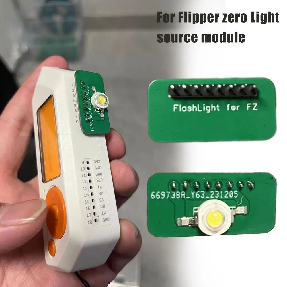 1 Pz Per Flipper Zero Light Source Module Light Source Development Board Module Modifica Accessori Di Gioco X1C0
