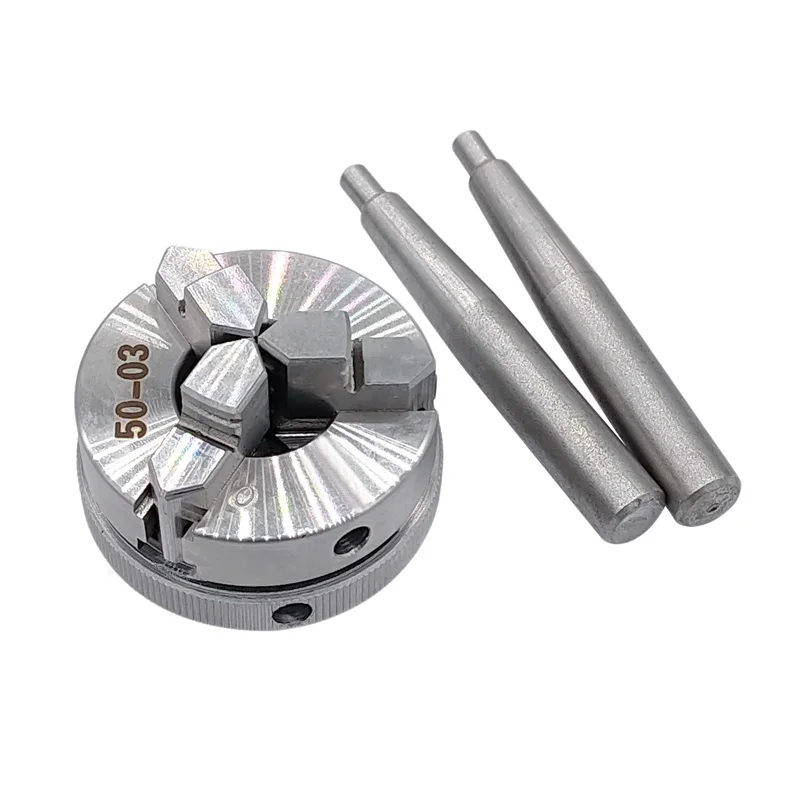 50Mm Mini 3 Ganasce Tornio Per Legno Cnc Mandrino Tornio Manuale Di Alta Precisione Chuck M14 Accessori Per Macchine Per La Lavorazione Dei Metalli Ut