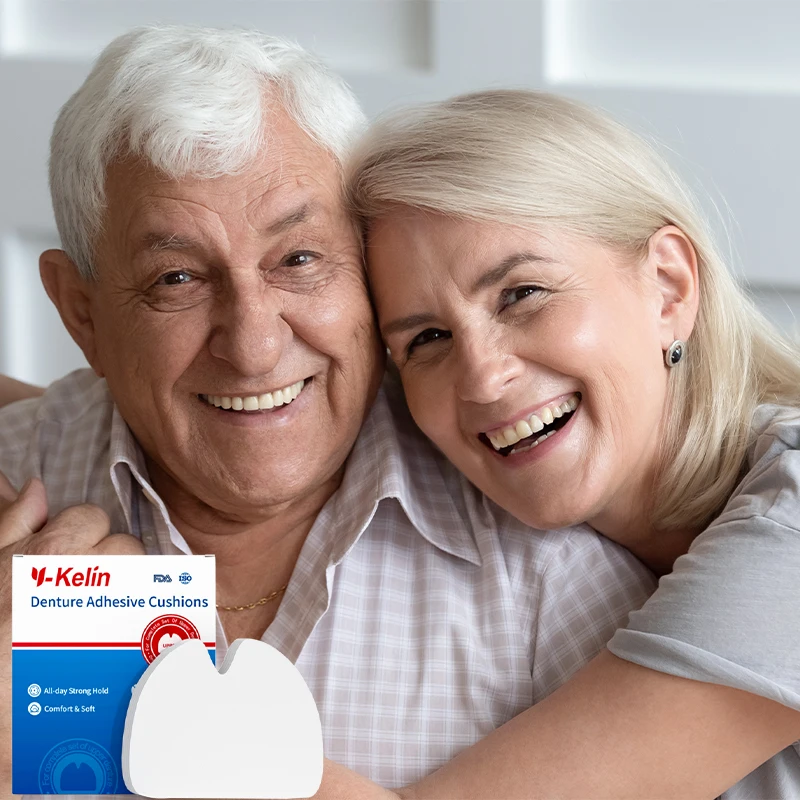 Y-Kelin Cuscino Adesivo Per Protesi (Superiore) 30 Cuscinetti Per Faldenti Superiori Dentadura Jaw